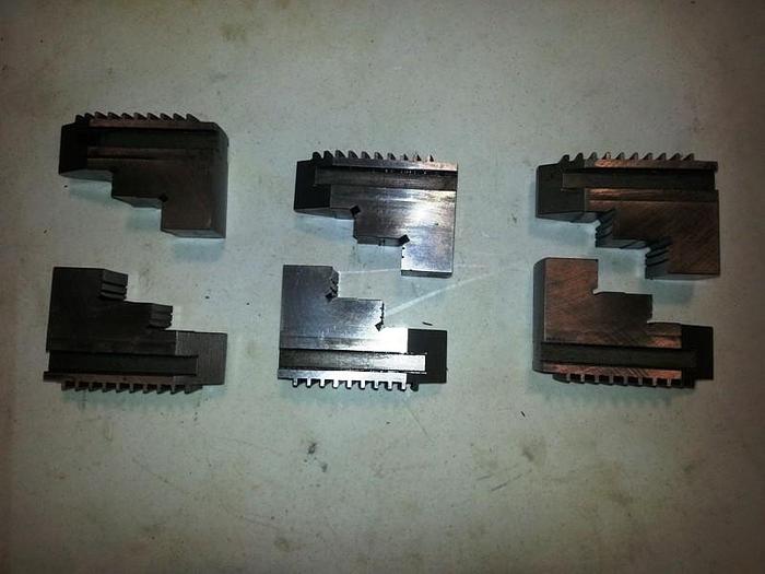 Chuck Jaws, 1-1/2" width x 4-1/4" L dimensions, (6) chuck jaws - Image 1