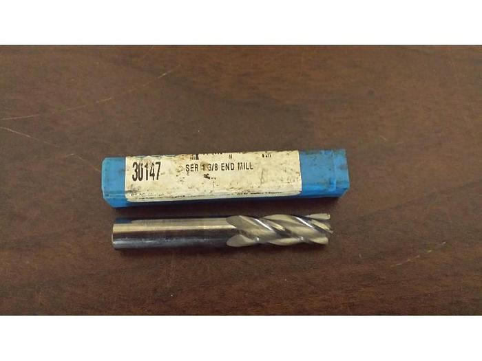 End Mill Cutting Tool, s/n 1-3/8" - Image 1
