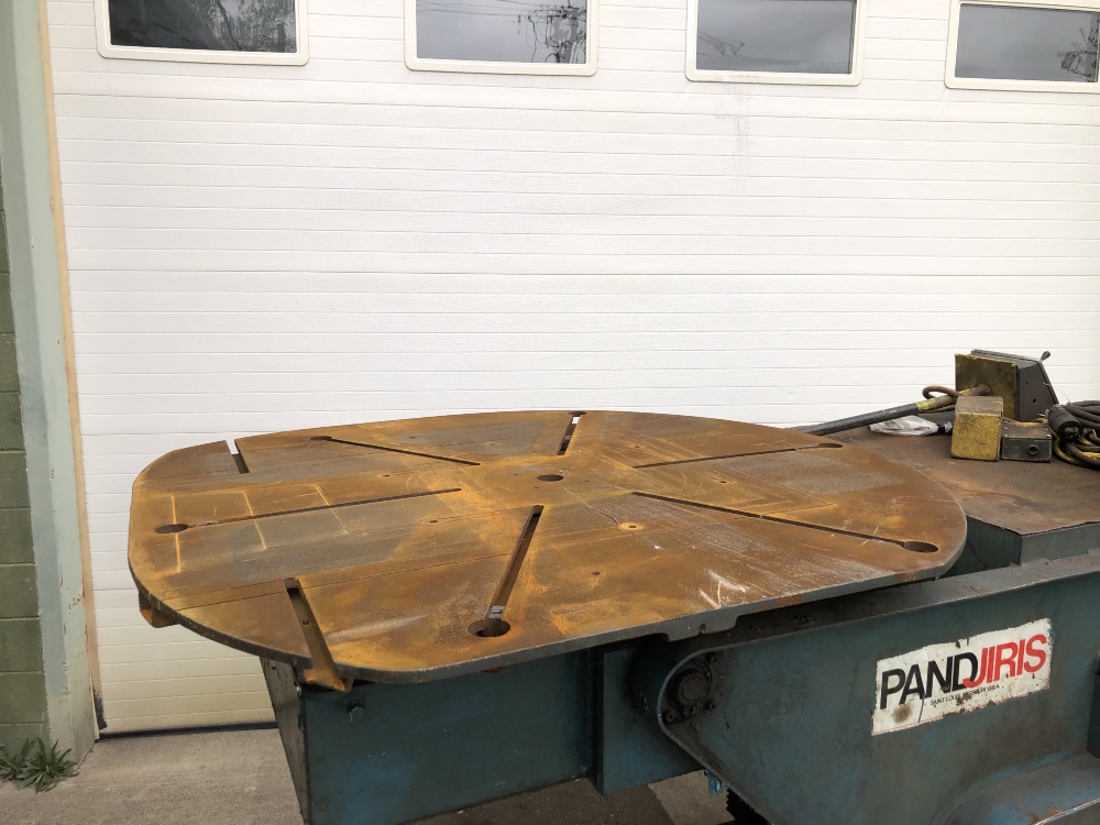 3000 lb. Pandjiris #POSIT30-12, power tilt, power elevation, power rotation, 50" x 62" table, 1998, Tag #16227 - Image 2