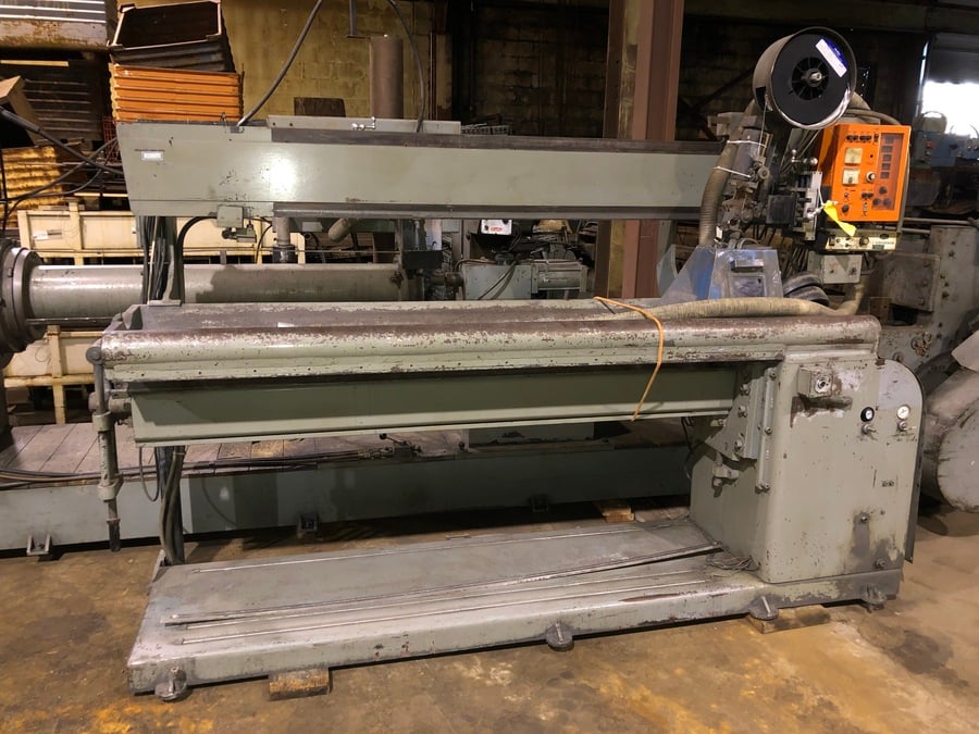 5' Jetline #LSP-60, longitudinal seam welder, Lincoln power source, Tag #16216 - Image 1