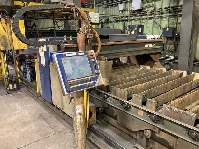 Messer #Titan-6/4, CNC plasma cutting system, 6' x 41', Messer Global CNC, Dynamic Speed control, Hypertherm - Image 1