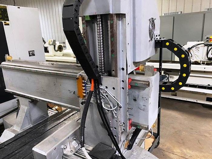 Moving Gantry Table Saw, 35" x 23-3/4" table, 9-1/2" under rail, 8" blade, 8000 RPM, automatic lube system - Image 2