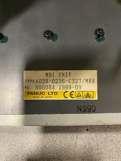 Fanuc #160i MDI unit A02B-0236-C327/MBR, #104377 - Image 4