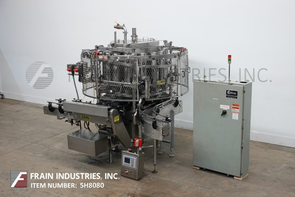 Elmar #RPE-514G, automatic, rotary piston filler, worm screw to star wheel indexing, 14 filling heads set on - Image 1