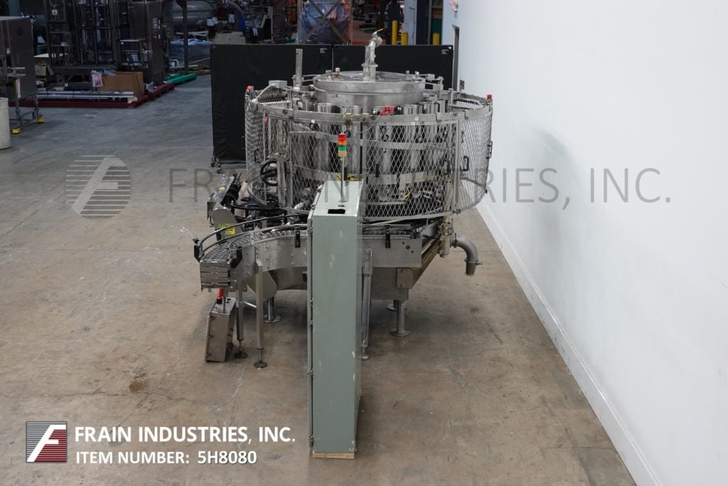Elmar #RPE-514G, automatic, rotary piston filler, worm screw to star wheel indexing, 14 filling heads set on - Image 3