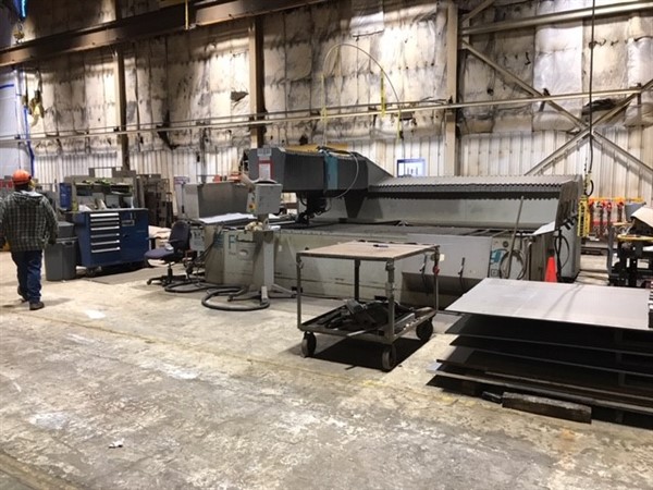 Flow #Mach-3, 5-Axis CNC integrated flying bridge waterjet, 8' x 15', 50 HP, 87k psi, 2009 - Image 1
