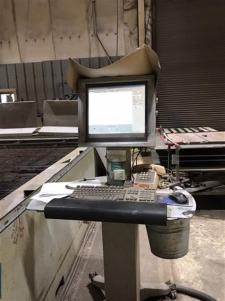 Flow #Mach-3, 5-Axis CNC integrated flying bridge waterjet, 8' x 15', 50 HP, 87k psi, 2009 - Image 3