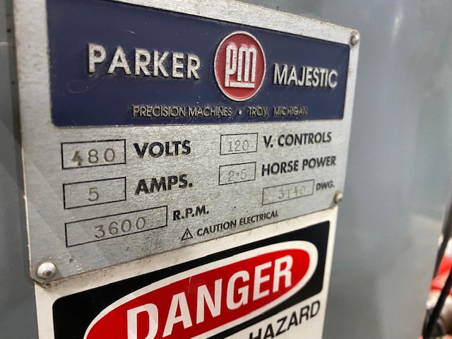 6" x 12" Parker #2Z, surface grinder, electromagnetic chuck, Acu-Rite 2-Axis digital read out, one shot lube - Image 5