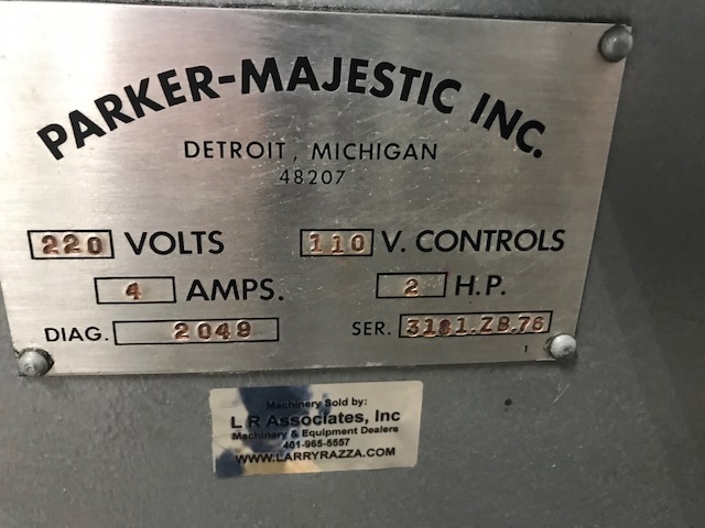 6" x 18" Parker #2Z, surface grinder, PMC, 7" x 5/8" x 1-1/4" wheel, power elevation - Image 1