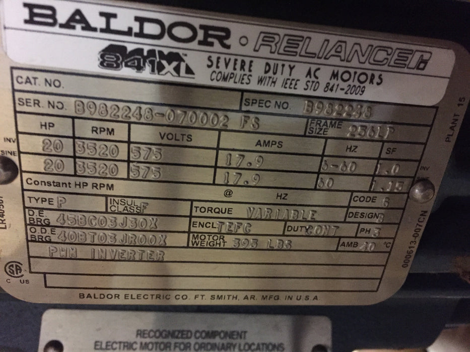 54 GPM @ 465' TDH, United - CPC #VP-CX-Flow, OH4, size S2x3x13,20HP Baldor motor - Image 10