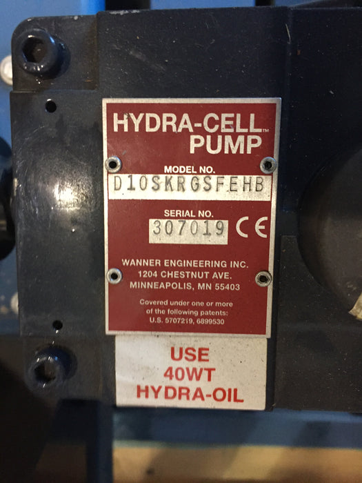 Brooks #D10SKRGSFEHB, FLANGES 3/4"-600# 1"-150#, 1.5 HP WEG motor Fr. 143T, 575 V. - Image 4