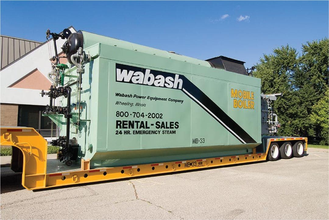 75000 PPH Cleaver-Brooks #NOS-2A-67, 350 psi, trailer mounted, lox NOx burner - Image 1
