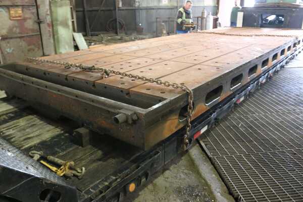 120" x 300" T-slotted table, Shepard-Niles, 6 t-slots, #71241 - Image 7