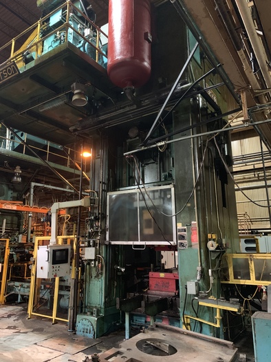 1500 Ton, Verson #S1-1500-60-60T, single point stamping press, 18" stroke, 42" Shut Height, 14 SPM - Image 2