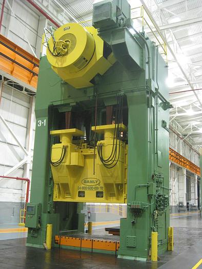 800/500 Ton, Danly #D4-800-500-108-7, double action stamping press, 28/38" stroke, 66" SH - Image 1