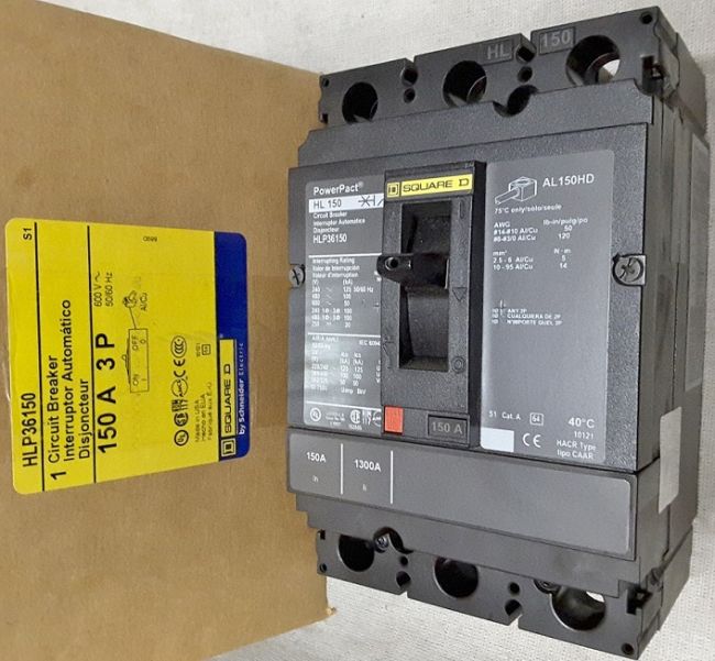 150 Amps, Square D, HLP36150 LL breaker - Image 2