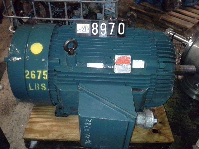 200 HP 1190 RPM Reliance, Frame 449T, TEFC, XEX, 460 Volts - Image 1