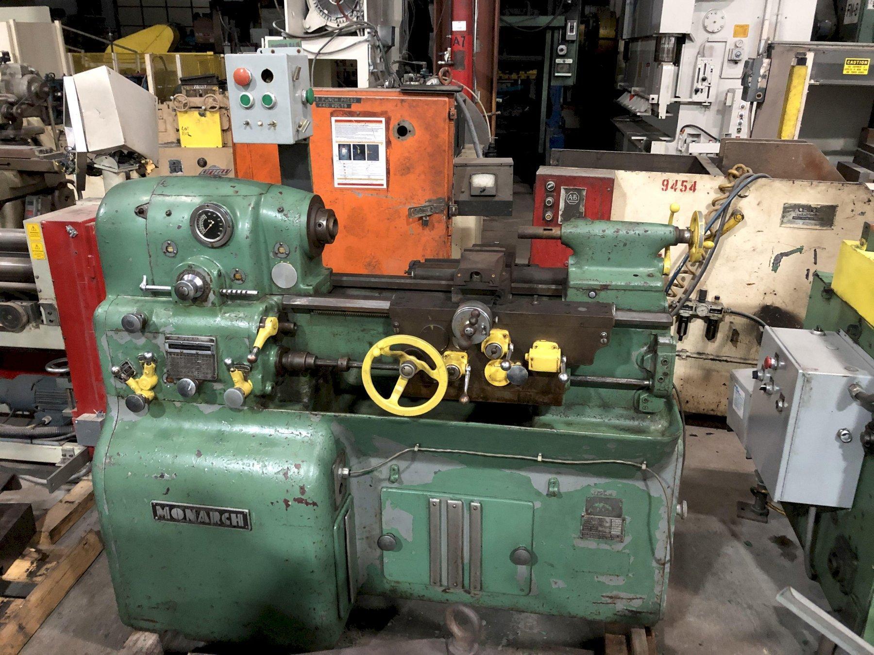 12-1/2" x 20" Monarch #EE, toolroom lathe, 7-1/4" swing over cross slide, tailstock, taper attachment - Image 1