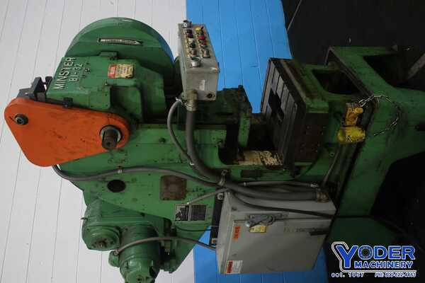 32 Ton, Minster #B1-32, gap press, 1" stroke, 10-1/4" Shut Height, 24" x15" bed, 5 HP, air clutch, #74064 - Image 1