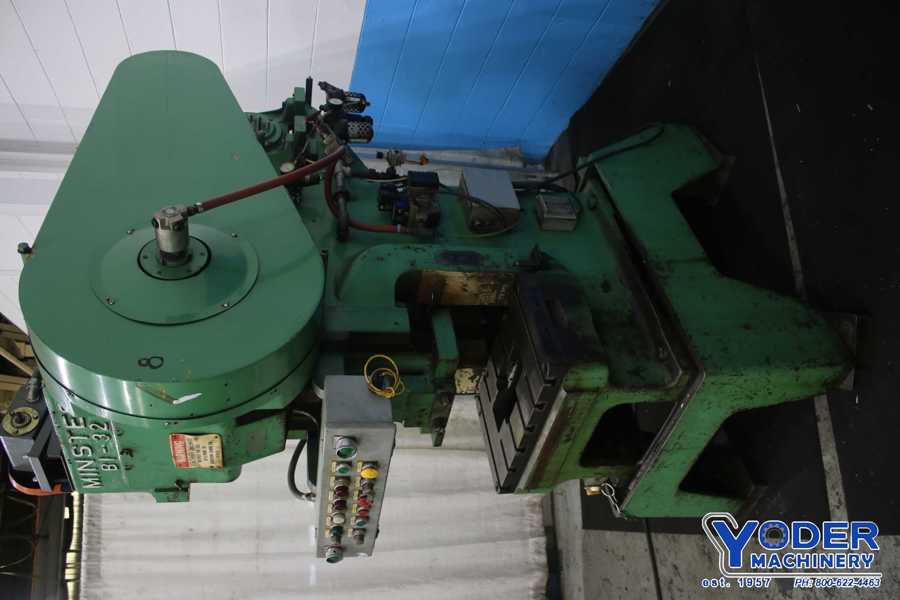 32 Ton, Minster #B1-32, gap press, 1" stroke, 10-1/4" Shut Height, 24" x15" bed, 5 HP, air clutch, #74064 - Image 10
