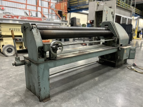 6.2' x 1/20" Roper Whintey #PF4-74, initial pinch power roll, 4-1/4" roll diameter, 2 HP - Image 7