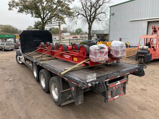 30 Ton, Koike Aronson #BPRR/BIRR30, tank turning roll set, variable speed, rent or purchase, 2013 - Image 1