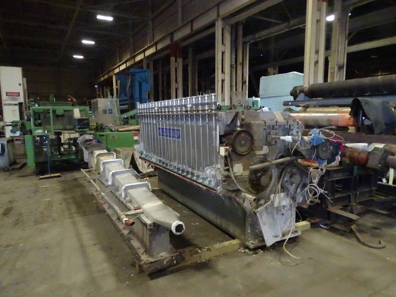 Holder Pamac, 110" air pad headbox, Stainless Steel wetted parts, (2) 10" OD rectifier rolls - Image 3