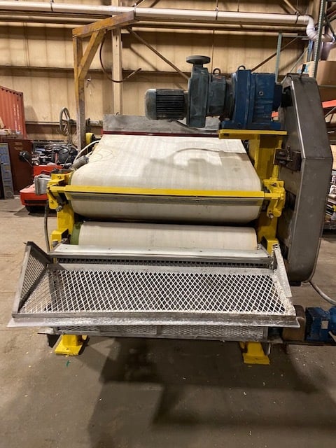 Andritz #CPF1000, twin wire belt dewatering sludge press, 42" wide belt - Image 2