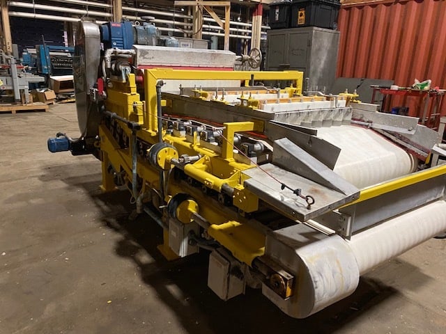 Andritz #CPF1000, twin wire belt dewatering sludge press, 42" wide belt - Image 6