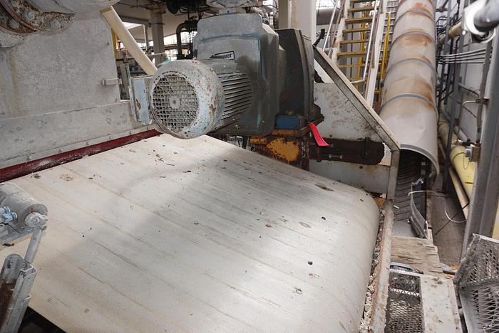 Andritz #CPF1000, twin wire belt dewatering sludge press, 42" wide belt - Image 10