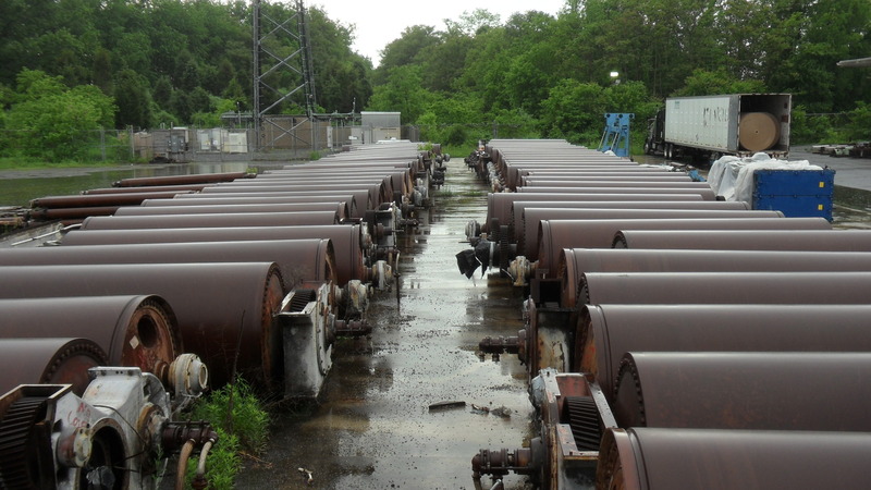 Black Clawson, dryer can section, 60" (1524mm) diameter x 162" (4.11m) face, 125 psi, (98 available) cans - Image 2