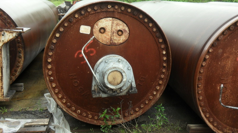 Black Clawson, dryer can section, 60" (1524mm) diameter x 162" (4.11m) face, 125 psi, (98 available) cans - Image 6
