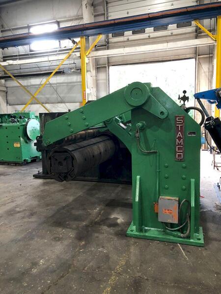 72" x .5" Stamco, slitting line with 2 heads, 60000 lb., 1800mm x 12.7mm, 36"-80" OD, Entry Coil ID: 20" - - Image 4
