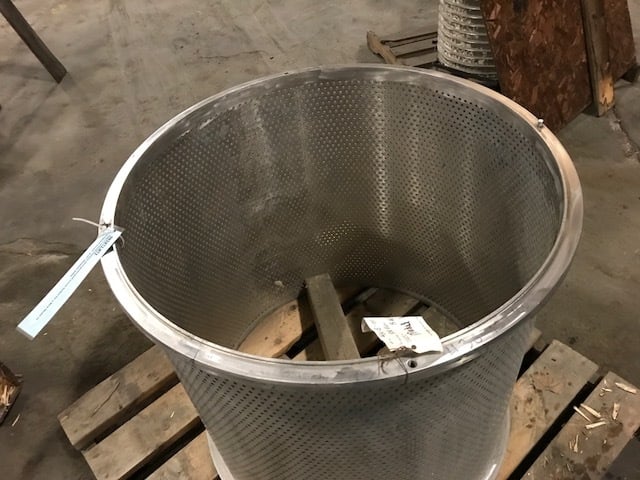 Bird #Axiguard-15, screen basket, .025" holes, unused - Image 3