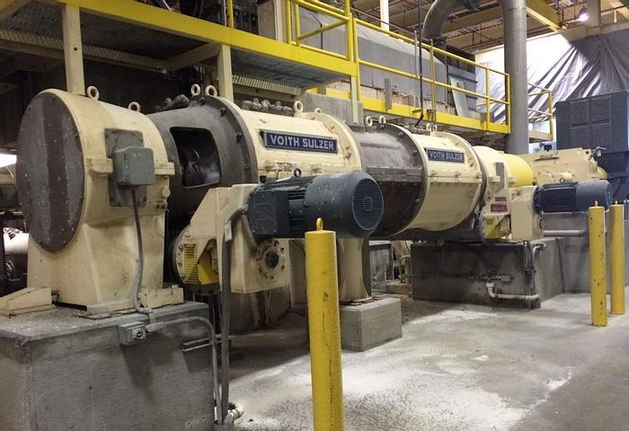 Voith Sulzer #D500, kneader, 2000 HP, 500 TPD, single shaft disintegrator - Image 1