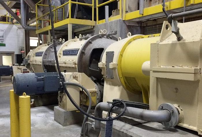 Voith Sulzer #D500, kneader, 2000 HP, 500 TPD, single shaft disintegrator - Image 4
