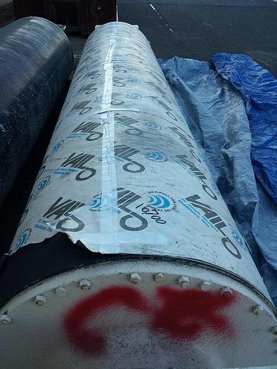 Beloit, suction couch roll, 37" (939mm) diameter x 157" (3987mm) drilled face, reconditioned - Image 1