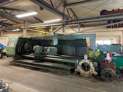 Dainichi #M-95, 37.3" swing, 21" chuck, 9.3" bar, 20.44" cut diameter, 8 pos turret, Fanuc 6T, 1984 - Image 1