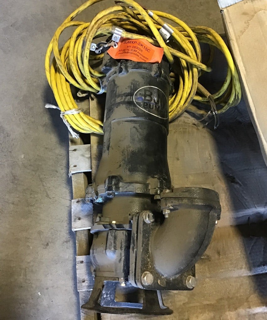 180 GPM @ 50' TD, BJM #XP-SK15C, explosion proof submersible pump, 2 HP, 3460 RPM - Image 1