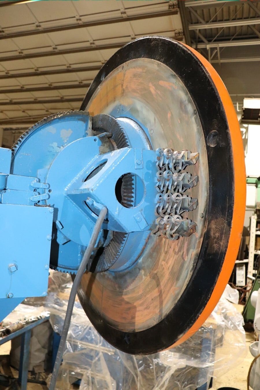 4500 lb. Aronson #GE45, geared elevation welding positioner, 4' table w/ power tilt, variable speed - Image 4