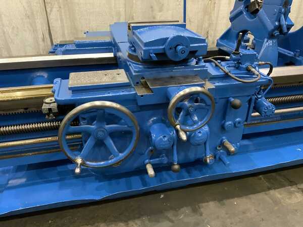 34-1/2" x 120" Axelson #32, engine lathe, 25" swing over cross slide, 4-jaw 32" chuck, steady rest, #74139 - Image 8