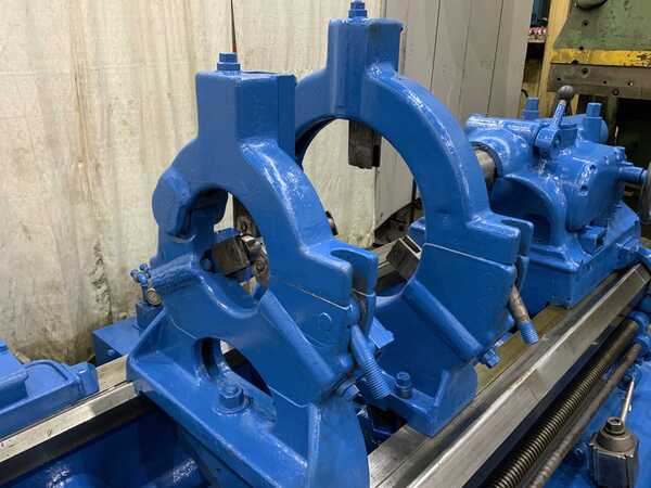 34-1/2" x 120" Axelson #32, engine lathe, 25" swing over cross slide, 4-jaw 32" chuck, steady rest, #74139 - Image 10