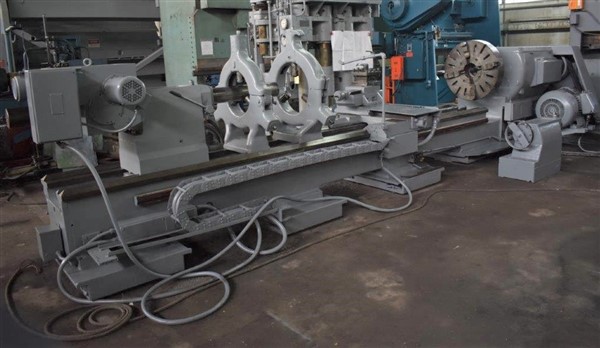 40"/49.25" x 170" Poreba #TR100BI/8M, inch/metric, 31" 4-jaw, 2 tlstks, power rapid traverse, ASAA-1-11,6MT - Image 2