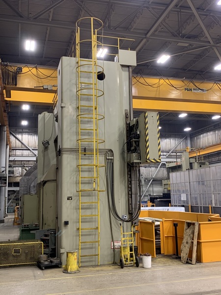 216" O-M, CNC vertical boring mill, dual Fanuc controls, 236" swing, 145" turning height, 100 HP, 1995 - Image 6