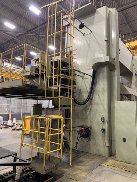 216" O-M, CNC vertical boring mill, dual Fanuc controls, 236" swing, 145" turning height, 100 HP, 1995 - Image 10