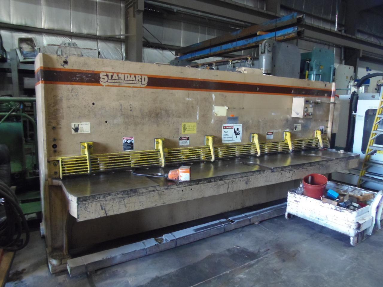 1/4" x 14' Standard #AS250-14, hydraulic shear, 15 holddowns, front operated power back gauge, flush floor - Image 1