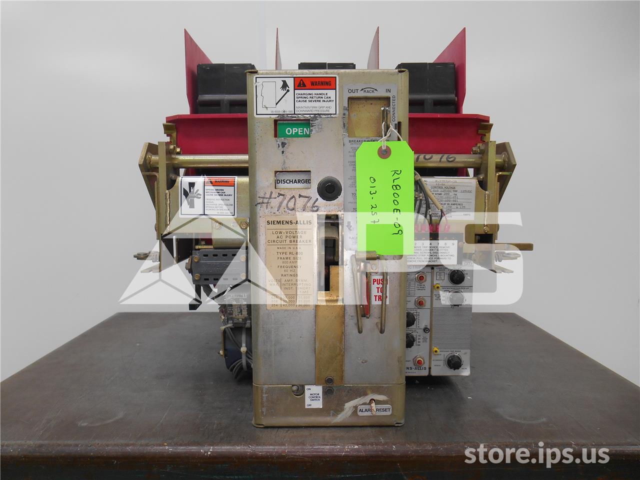 800 Amps Sa Rl-800 Eo/do 125 Volts DC Control, Ssii Lig, 200 Amps Ct, Dual Switch Bell Alarm - Image 1