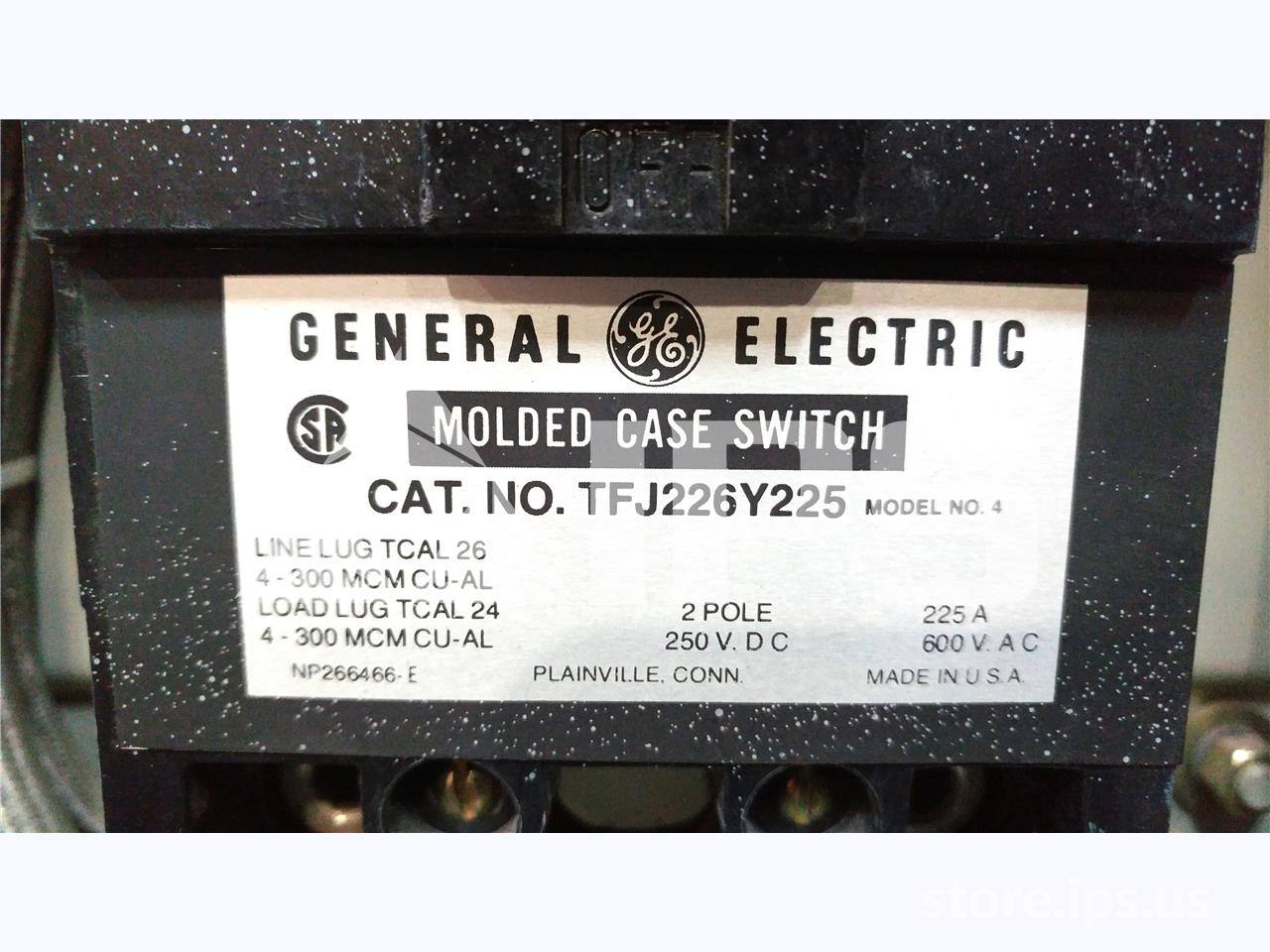 GE Tfj F225 Line Mccb 2 Pole, No Over Current Protection - Image 2