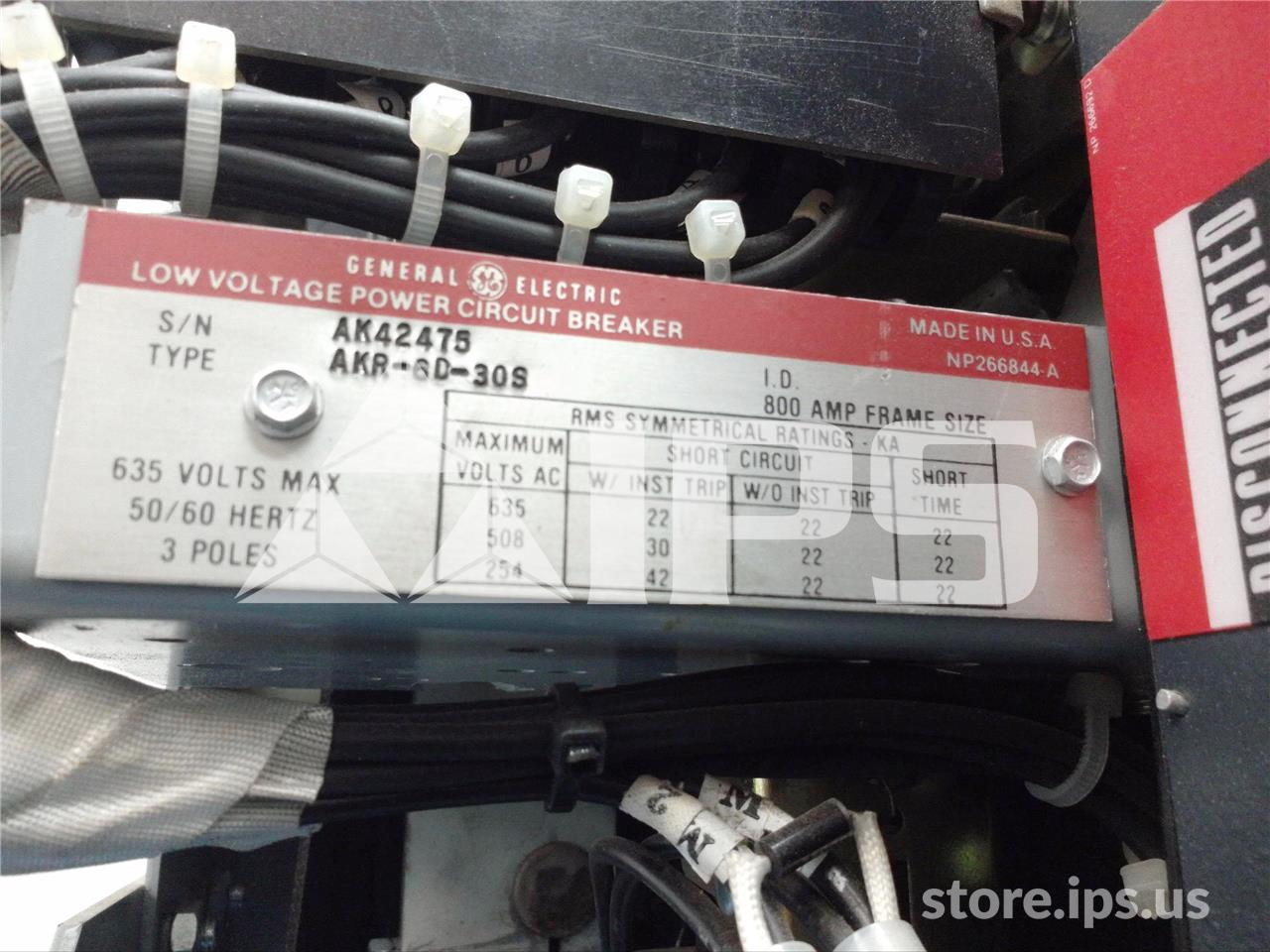 800 Amps GE Akr-6d-30s Eo/do (akr-_d-30s) 125 Volts DC Control, Mvt Li, 400 Amps Ct - Image 5