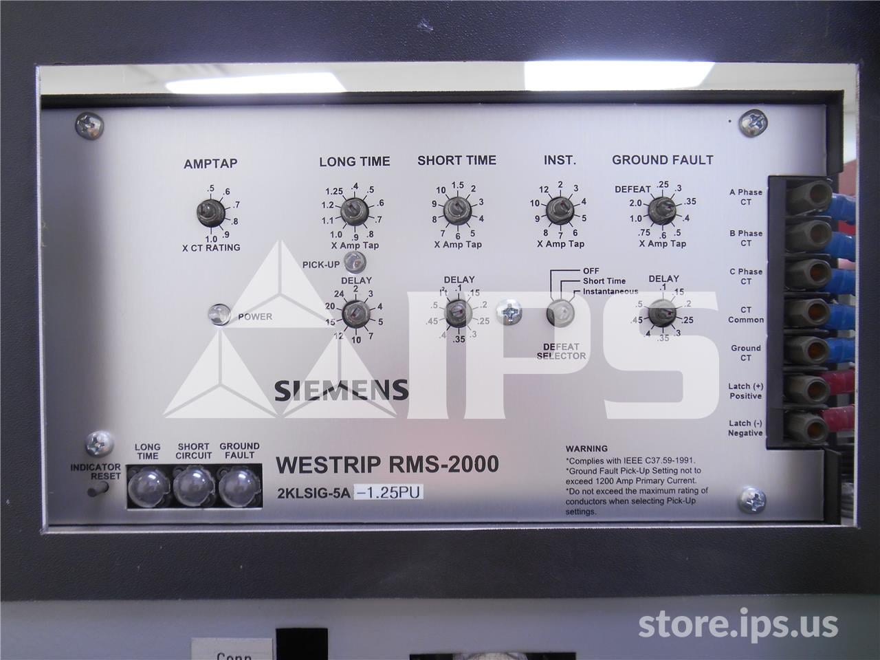 800 Amps WH Ds-206 Mo/do Westrip Rms-2000 Lsig, 600 Amps Ct, Dual Switch Bell Alarm - Image 2